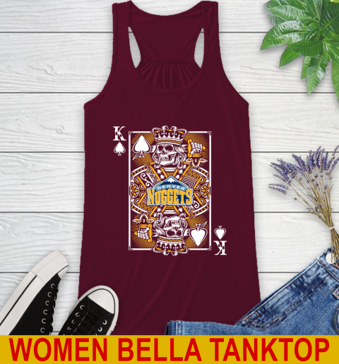 Denver Nuggets NBA Basketball The King Of Spades Death Cards Shirt Racerback Tank 2