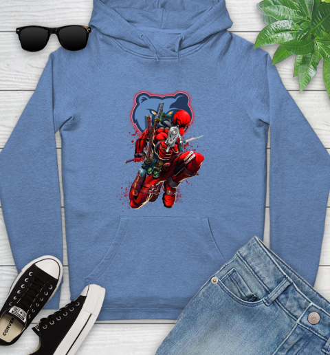 NBA Deadpool Marvel Comics Sports Basketball Memphis Grizzlies Youth Hoodie 12