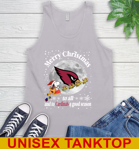 Arizona Cardinals Merry Christmas To All And To Cardinals A Good Season NFL Football Sports Tank Top 3