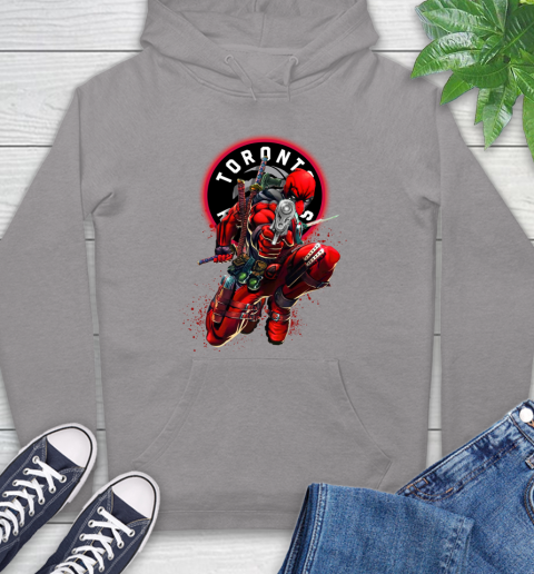 NBA Deadpool Marvel Comics Sports Basketball Toronto Raptors Hoodie 6