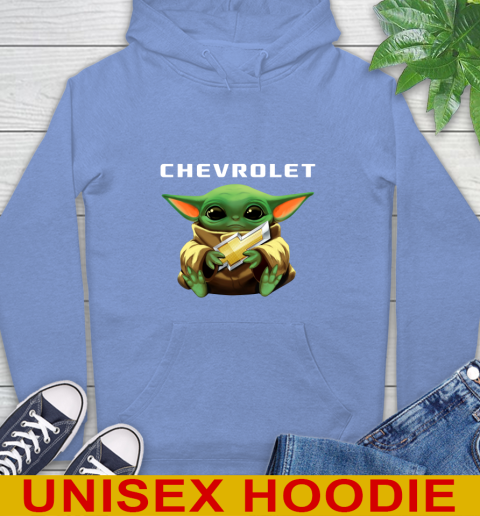 Star Wars Baby Yoda Hugs Chevrolet Car Shirt 23