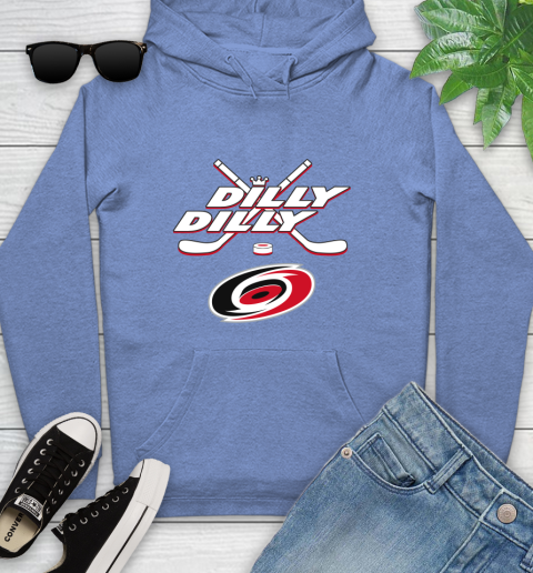 NHL Carolina Hurricanes Dilly Dilly Hockey Sports Youth Hoodie 12