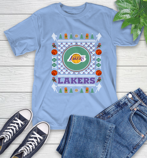 Los Angeles Lakers Merry Christmas NBA Basketball Loyal Fan Ugly Shirt 12