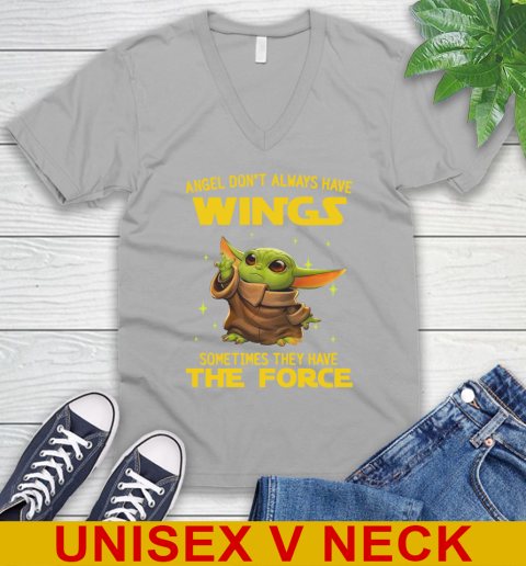 Baby Yoda Angel Don't Always Have Wings They Have The Force Shirt 49