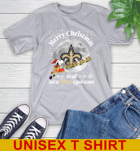 New Orleans Saints Merry Christmas To All And To Saints A Good Season NFL Football Sports T-Shirt 5