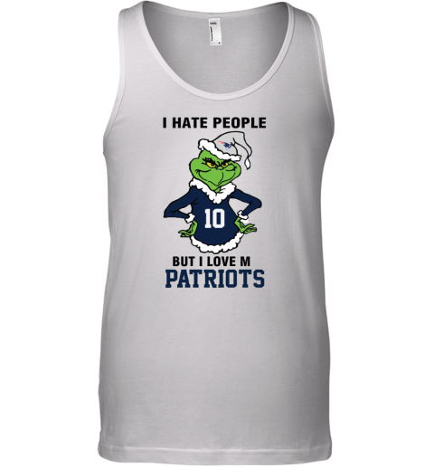 I Hate People But I Love My New England Patriots New England Patriots NFL Teams Tank Top