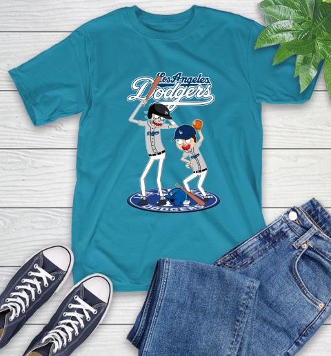 MLB Los Angeles Dodgers Rick And Morty Baseball 8