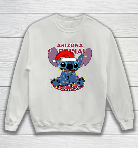 Arizona Cardinals NFL Football noel stitch Christmas Sweatshirt 3