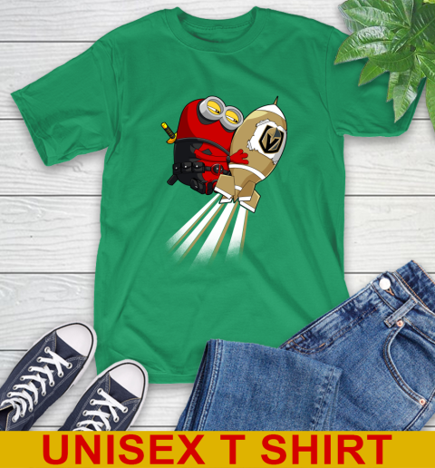NHL Hockey Vegas Golden Knights Deadpool Minion Marvel Shirt T-Shirt 7