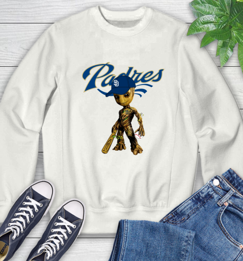 MLB San Diego Padres Groot Guardians Of The Galaxy Baseball Sweatshirt