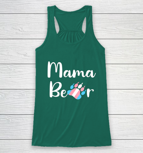 Mama Bear Transgender Mom T Shirt Trans Pride Gift Racerback Tank 5