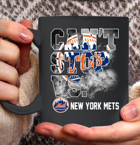 MLB New York Mets Baseball Can't Stop Vs Mets Ceramic Mug 11oz