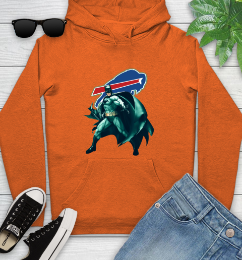 NFL Batman Football Sports Buffalo Bills Youth Hoodie 5