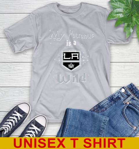 NHL Hockey Harry Potter My Patronus Is A Los Angeles Kings T-Shirt 5