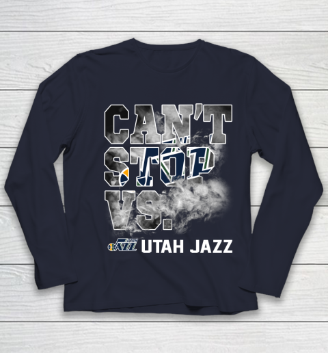 NBA Utah Jazz Basketball Can't Stop Vs Youth Long Sleeve 2