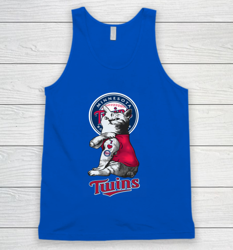 MLB Baseball My Cat Loves Minnesota Twins Tank Top 4