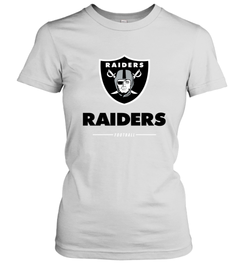 Oakland Raiders NFL Pro Line Black Team Lockup Women's T-Shirt