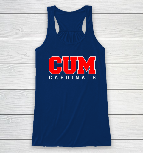 CUM Cardinals Christian University Michigan Racerback Tank 4