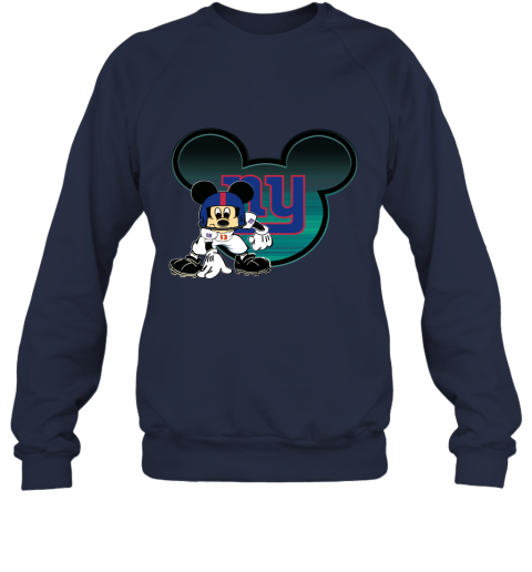 NFL New York Giants Mickey Mouse Disney Football T Shirt N8Wo7zLUrF8 sweatshirt 35 95 151514 front navy