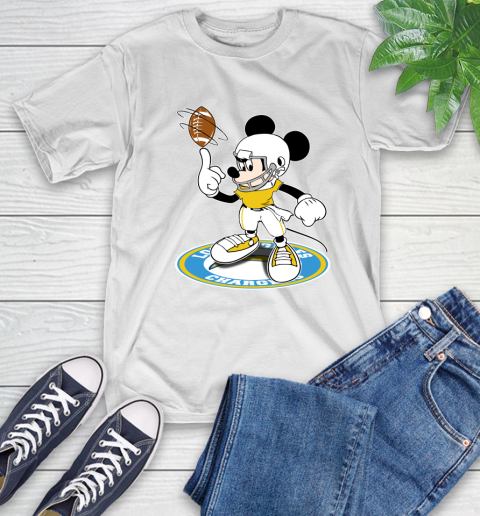 NFL Football Los Angeles Chargers Cheerful Mickey Disney Shirt T-Shirt 2