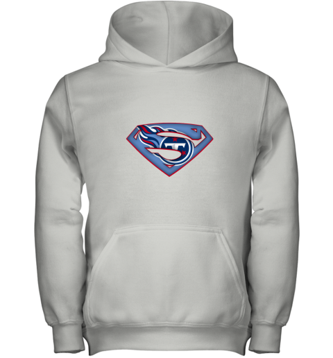 We Are Undefeatable The Tennessee Titans x Superman NFL Youth Hoodie