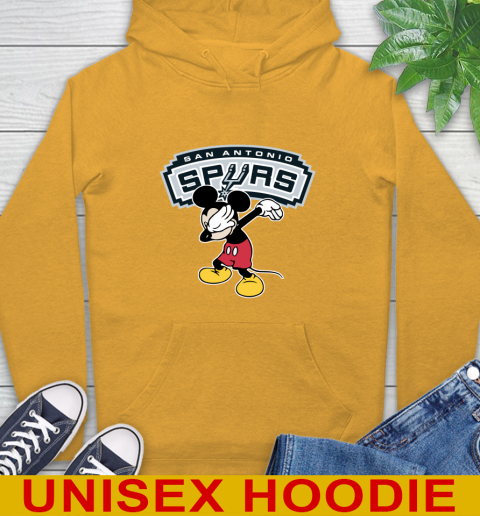 San Antonio Spurs NBA Basketball Dabbing Mickey Disney Sports Hoodie 3
