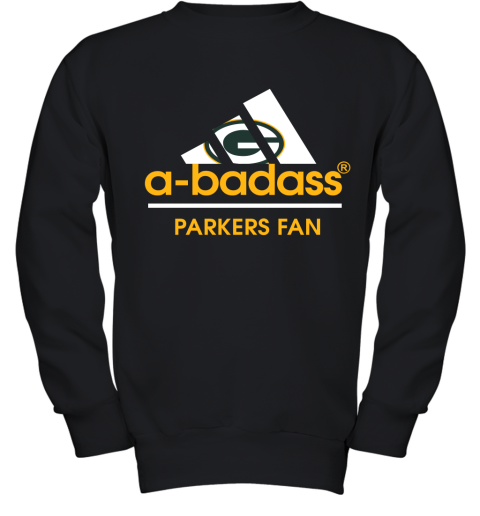 A Badass Green Bay Packers Mashup Adidas NFL Youth Sweatshirt