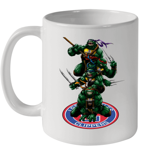 NBA Basketball LA Clippers Teenage Mutant Ninja Turtles Shirt Ceramic Mug 11oz