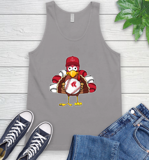 Boston Red Sox Turkey thanksgiving Tank Top 4