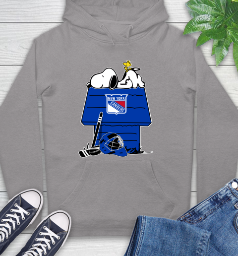 New York Rangers NHL Hockey Snoopy Woodstock The Peanuts Movie Hoodie 6