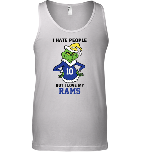 I Hate People But I Love My Los Angeles Rams Los Angeles Rams NFL Teams Tank Top