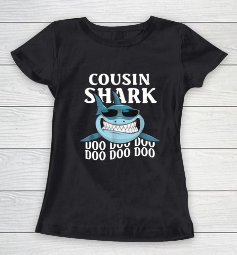 Cousin Shark Doo Doo Doo Shirts Christmas Gift Women's T-Shirt