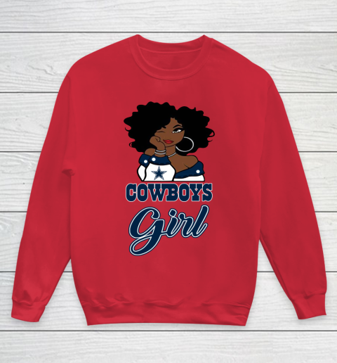 Dallas Cowboys Girl NFL Youth Sweatshirt