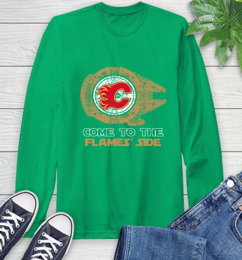 NHL Come To The Calgary Flames Wars Hockey Sports Long Sleeve T-Shirt 8