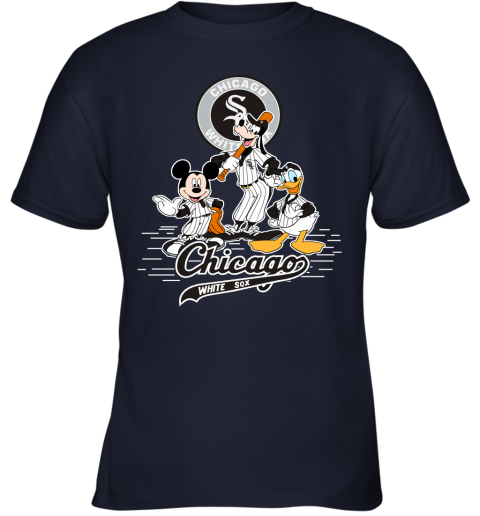 MLB Chicago White Sox Mickey Mouse Donald Duck Goofy Baseball T