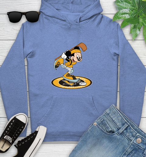 NHL Hockey Pittsburgh Penguins Cheerful Mickey Disney Shirt Youth Hoodie 11