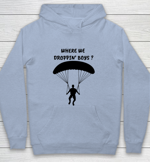 Fortnite Tshirt Where we droppin Boys Youth Hoodie 5