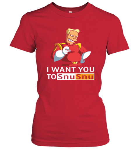 qmjy i want you to snusnu futurama mashup pornhub logo shirts ladies t shirt 20 front red