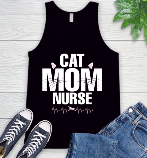 Mother S Day Funny Gift Ideas Apparel Cat Mom Nurse T Shirt Tank