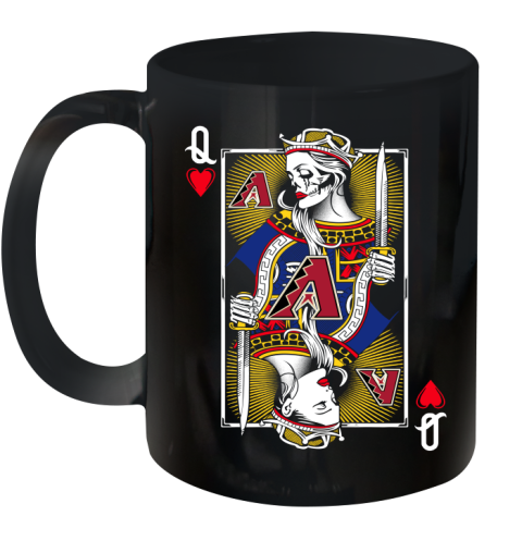 MLB Baseball Arizona Diamondbacks The Queen Of Hearts Card Shirt Ceramic Mug 11oz