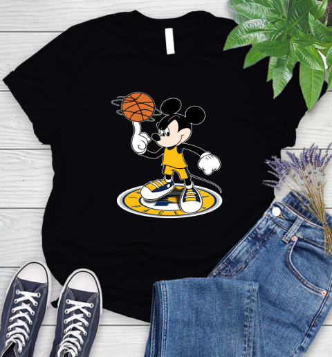 NBA Basketball Indiana Pacers Cheerful Mickey Disney Shirt Women's T-Shirt
