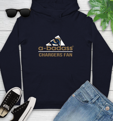 Los Angeles Rams NFL Football A Badass Adidas Adoring Fan Sports Youth Hoodie 3