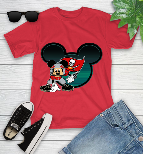 NFL Tampa Bay Buccaneers Mickey Mouse Disney Football T Shirt Youth T-Shirt 10