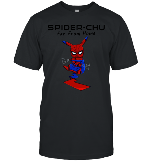 r9uu spider chu far from home spider man pokemon pikachu mashup shirts jersey t shirt 60 front black
