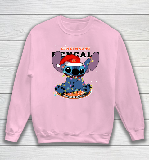 Cincinnati Bengals NFL Football noel stitch Christmas Sweatshirt 5