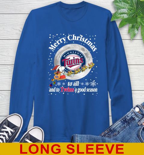 Minnesota Twins Merry Christmas To All And To Twins A Good Season MLB Baseball Sports Long Sleeve T-Shirt 11