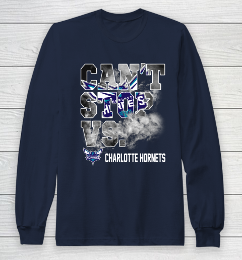 NBA Charlotte Hornets Basketball Can't Stop Vs Long Sleeve T-Shirt 2