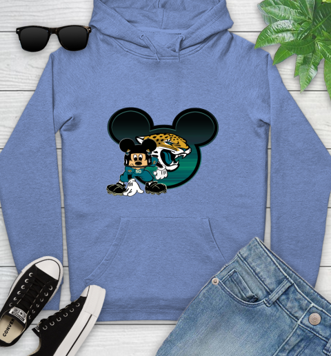 NFL Jacksonville Jaguars Mickey Mouse Disney Football T Shirt Youth Hoodie 12