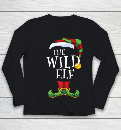 Wild Elf Family Matching Christmas Group Gift Pajama Youth Long Sleeve