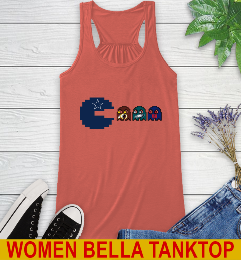 Dallas Cowboy NFL Football Pac Man Champion Racerback Tank 4